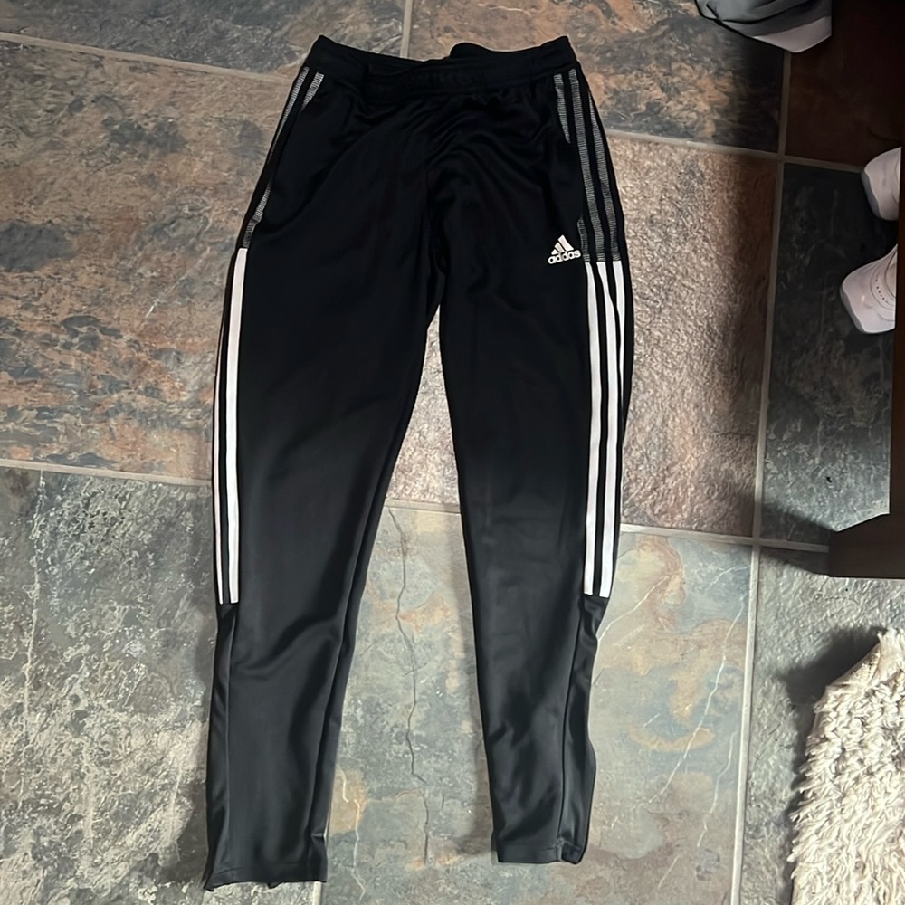 Adidas-women’s small black pants great condition barley worn